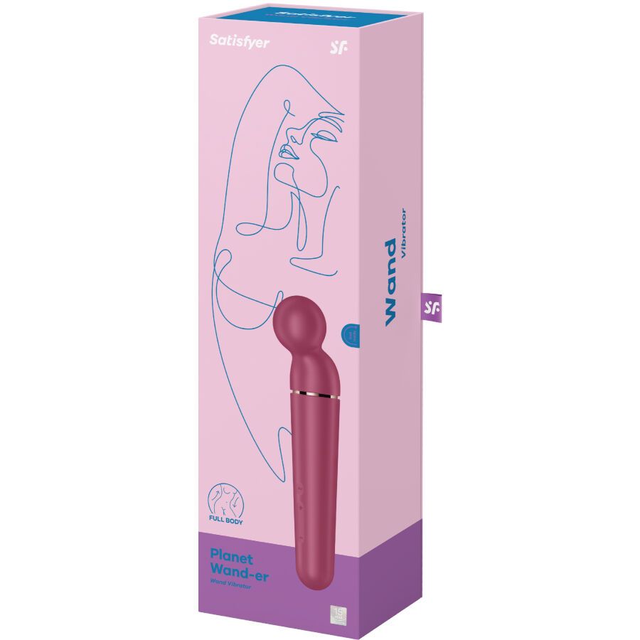 Satisfyer - Planet Wand-Er Masajeador Vibrador Berry 6 Satisfyer - Planet Wand-Er Masajeador Vibrador Berry - Imagen 6