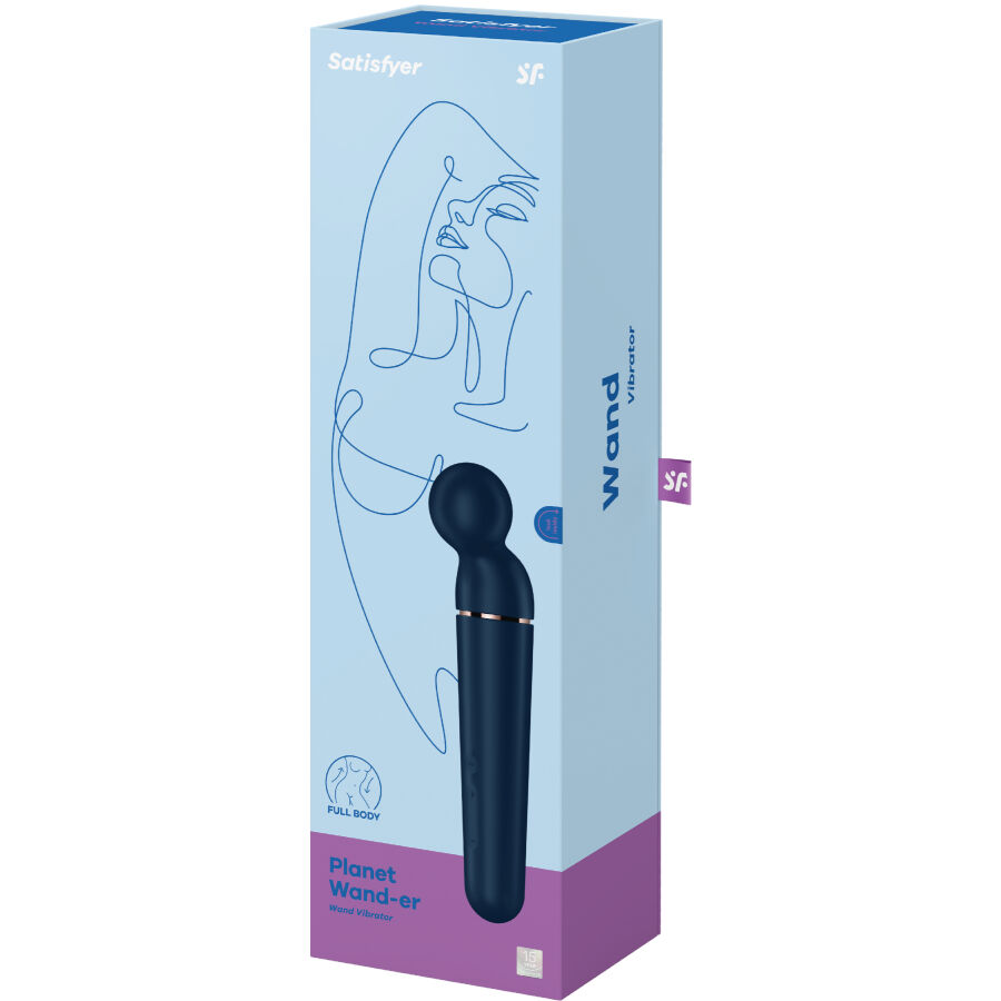 Satisfyer - Planet Wand-Er Masajeador Vibrador Berry 12 Satisfyer - Planet Wand-Er Masajeador Vibrador Berry - Imagen 12