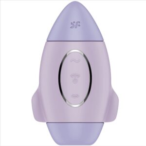 Satisfyer - Mission Control Lila Vibrador Pequeño de Doble Impulso