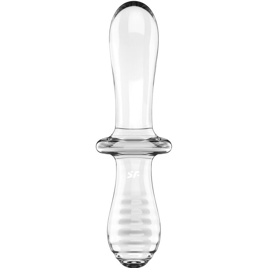 Satisfyer - Double Crystal Dildo Transparente 4 Satisfyer - Double Crystal Dildo Transparente - Imagen 4