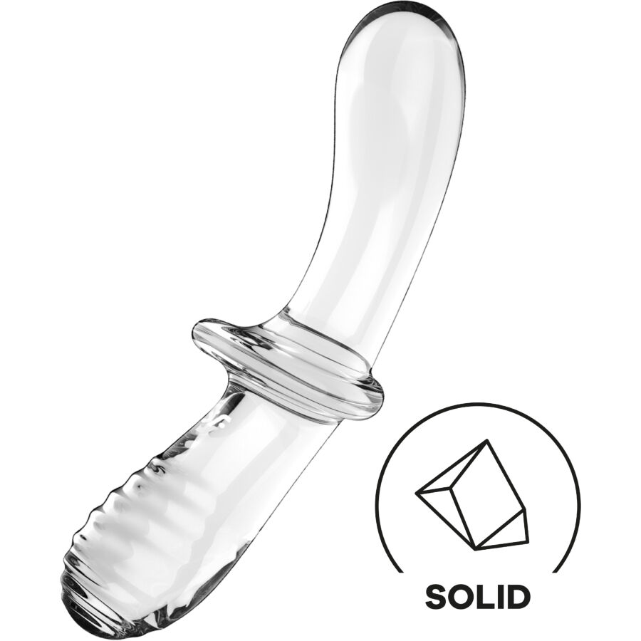 Satisfyer - Double Crystal Dildo Transparente 1 Satisfyer - Double Crystal Dildo Transparente