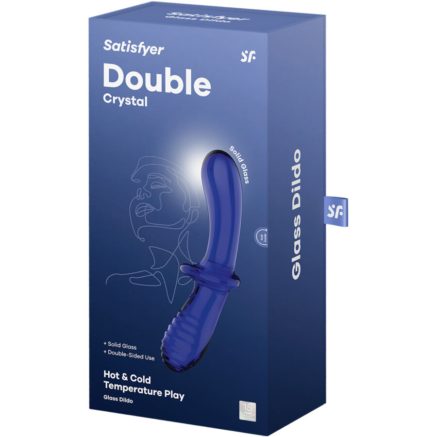 Satisfyer - Double Crystal Dildo Transparente 10 Satisfyer - Double Crystal Dildo Transparente - Imagen 10