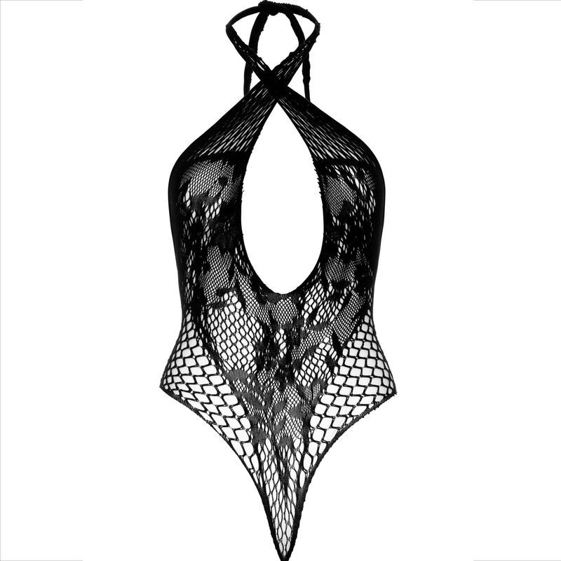 Leg Avenue - Teddy Halter Con Encaje Negro 6 Leg Avenue - Teddy Halter Con Encaje Negro - Imagen 6
