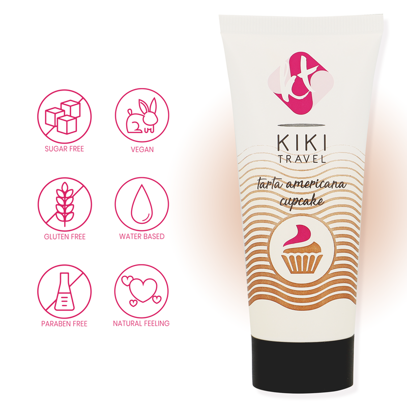 Kikí Travel - Gel Deslizante Sabor A Tarta Americana Cupcake 50 Ml 4 Kikí Travel - Gel Deslizante Sabor A Tarta Americana Cupcake 50 Ml - Imagen 4