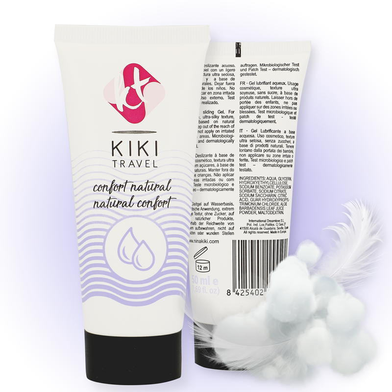 Kikí Travel - Gel Deslizante Natural Confort 50 Ml 2 Kikí Travel - Gel Deslizante Natural Confort 50 Ml - Imagen 2