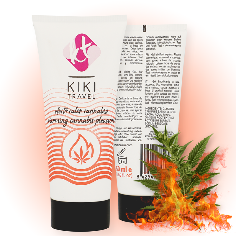 Kikí Travel - Gel Deslizante Sabor A Cannabis Efecto Calor Intenso 50 Ml 2 Kikí Travel - Gel Deslizante Sabor A Cannabis Efecto Calor Intenso 50 Ml - Imagen 2