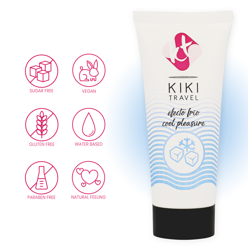 Kikí Travel - Gel Deslizante Efecto Frío Intensificador 50 Ml 4 Kikí Travel - Gel Deslizante Efecto Frío Intensificador 50 Ml - Imagen 4