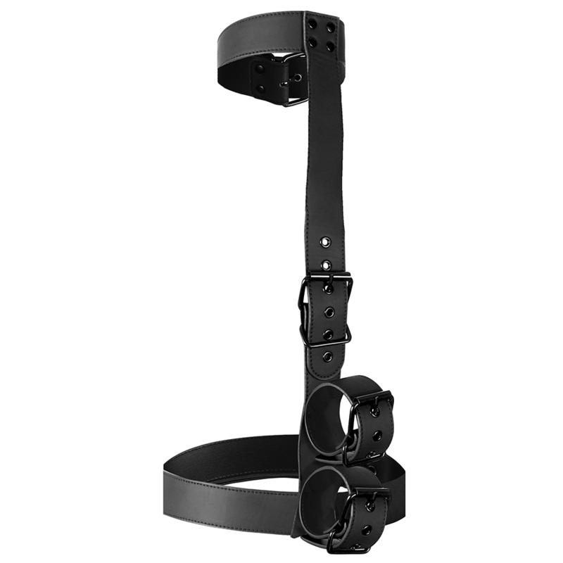Fetish Submissive Bondage - Conjunto De Sujeción Para El Cuerpo De Cuello Y Muñequeras 4 Fetish Submissive Bondage - Conjunto De Sujeción Para El Cuerpo De Cuello Y Muñequeras - Imagen 4