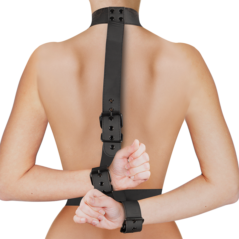 Fetish Submissive Bondage - Conjunto De Sujeción Para El Cuerpo De Cuello Y Muñequeras 3 Fetish Submissive Bondage - Conjunto De Sujeción Para El Cuerpo De Cuello Y Muñequeras - Imagen 3