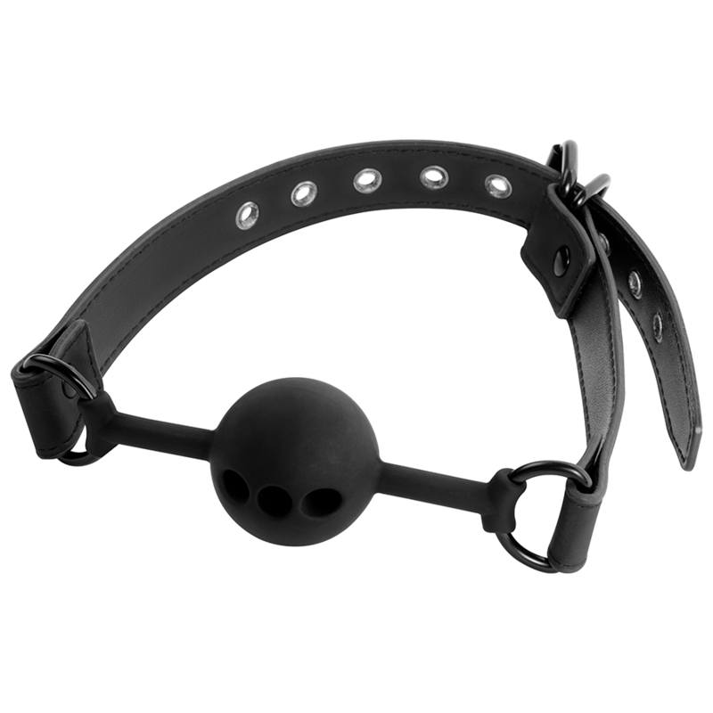 Fetish Submissive Bondage - Mordaza De Bola De Silicona Transpirable 3 Fetish Submissive Bondage - Mordaza De Bola De Silicona Transpirable - Imagen 3