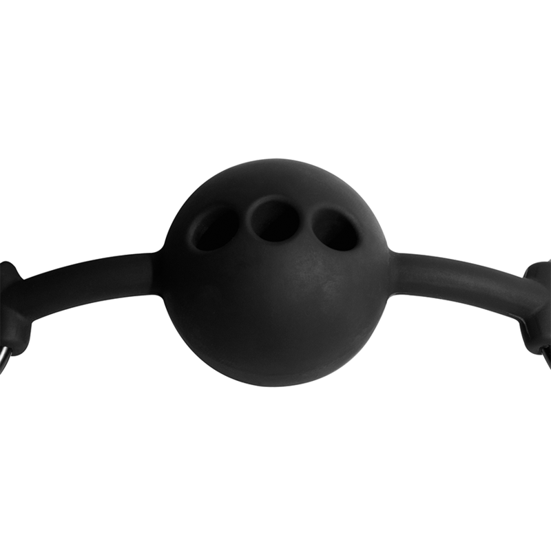Fetish Submissive Bondage - Mordaza De Bola De Silicona Transpirable 5 Fetish Submissive Bondage - Mordaza De Bola De Silicona Transpirable - Imagen 5