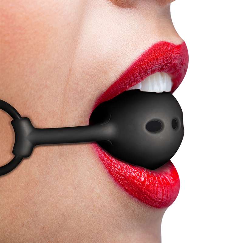 Fetish Submissive Bondage - Mordaza De Bola De Silicona Transpirable 1 Fetish Submissive Bondage - Mordaza De Bola De Silicona Transpirable
