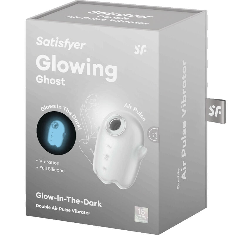 Satisfyer - Glowing Ghost Air Pulse &Amp; Vibrador Amarillo 6 Satisfyer - Glowing Ghost Air Pulse &Amp; Vibrador Amarillo - Imagen 6