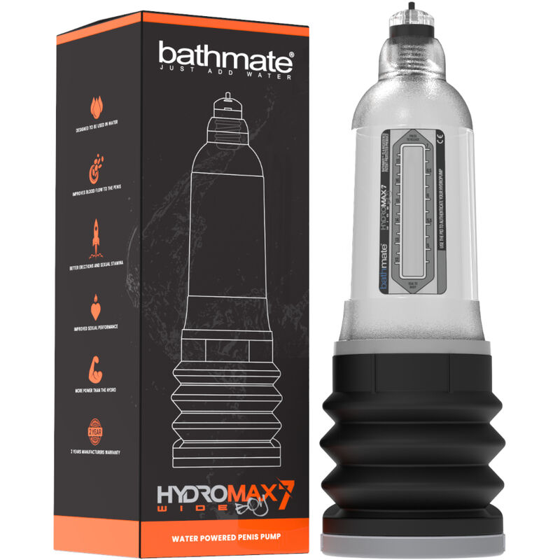 Bathmate - Hydromax 7 Wide Boy X30 Transparente 2 Bathmate - Hydromax 7 Wide Boy X30 Transparente - Imagen 2
