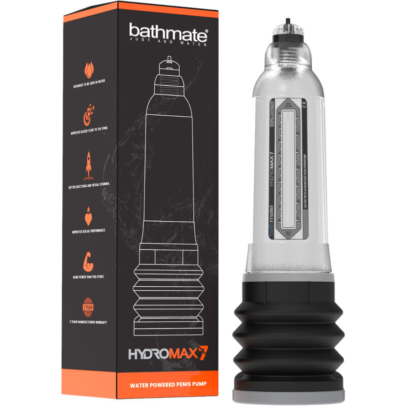 Bathmate - Hydromax 7 Bomba Aumento Pene Transparente 2 Bathmate - Hydromax 7 Bomba Aumento Pene Transparente - Imagen 2