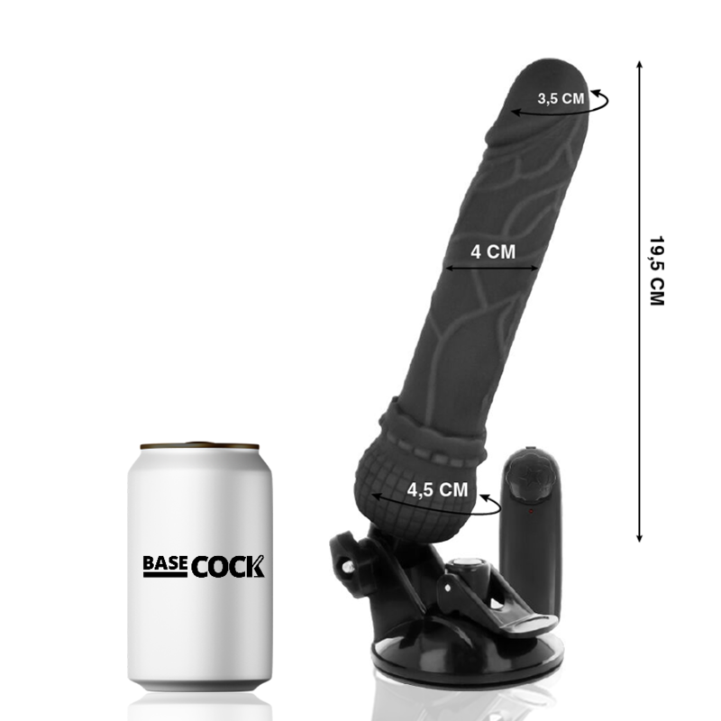 Basecock - Vibrador Realístico Control Remoto Natural 19.5 Cm -O- 4 Cm 7 Basecock - Vibrador Realístico Control Remoto Natural 19.5 Cm -O- 4 Cm - Imagen 7