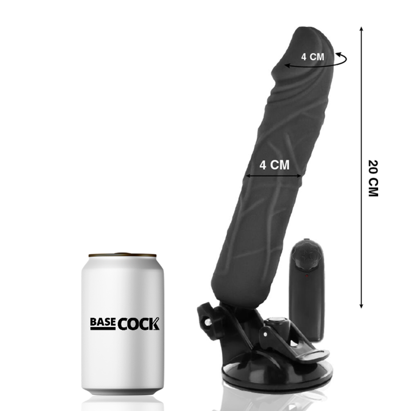 Basecock - Vibrador Realístico Control Remoto Natural 20 Cm -O- 4 Cm 7 Basecock - Vibrador Realístico Control Remoto Natural 20 Cm -O- 4 Cm - Imagen 7