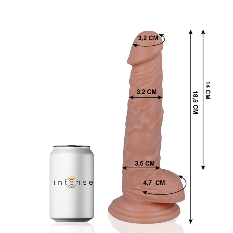 Mr Intense - 13 Pene Realístico 18.5 Cm -O- 3.2 Cm 2 Mr Intense - 13 Pene Realístico 18.5 Cm -O- 3.2 Cm - Imagen 2
