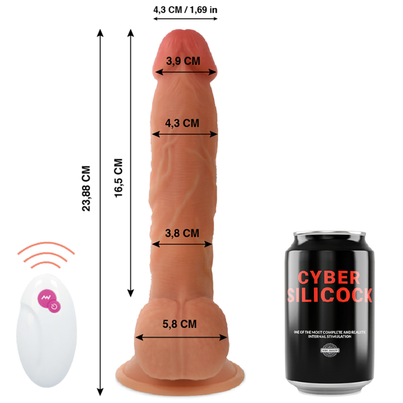 Cyber Silicock - Realístico Control Remoto Master Ben 23.88 Cm -O- 4.3 Cm 2 Cyber Silicock - Realístico Control Remoto Master Ben 23.88 Cm -O- 4.3 Cm - Imagen 2