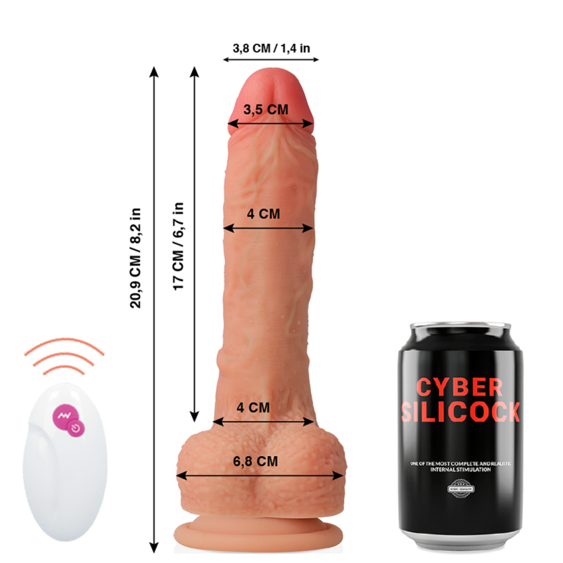 Cyber Silicock - Realístico Control Remoto Master Huck 20.9 Cm -O- 4 Cm 2 Cyber Silicock - Realístico Control Remoto Master Huck 20.9 Cm -O- 4 Cm - Imagen 2