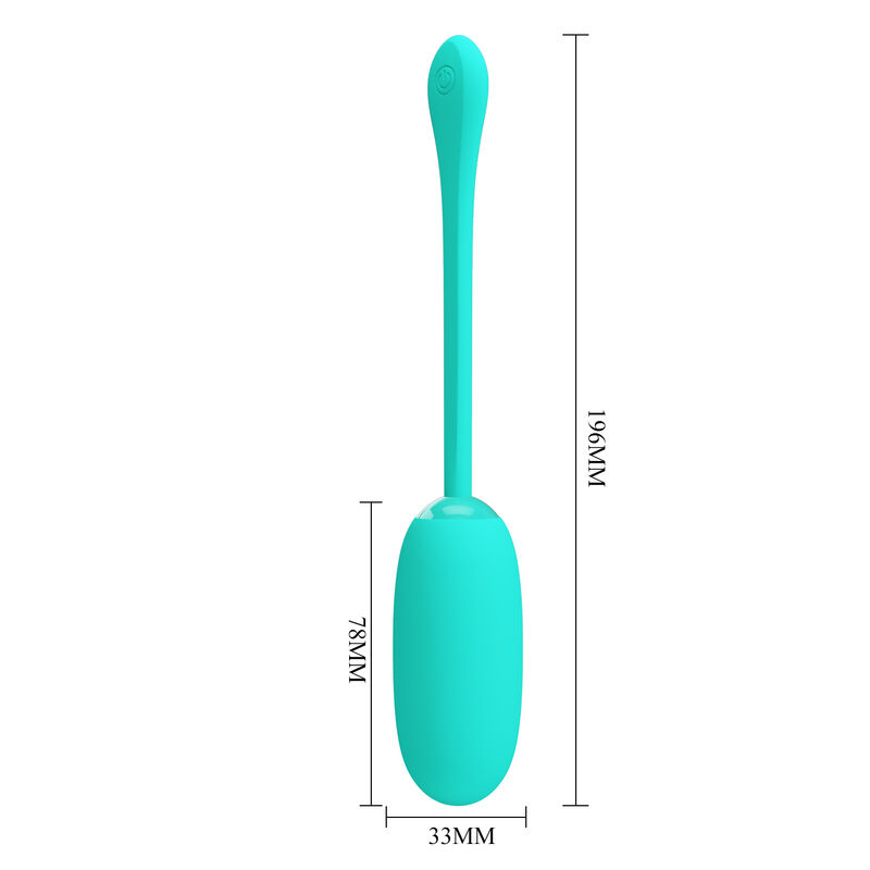 Pretty Love - Julius Huevo Vibrador Impermeble &Amp; Recargable Verde Agua 7 Pretty Love - Julius Huevo Vibrador Impermeble &Amp; Recargable Verde Agua - Imagen 7