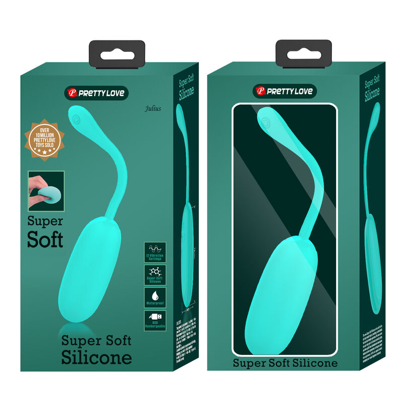 Pretty Love - Julius Huevo Vibrador Impermeble &Amp; Recargable Verde Agua 10 Pretty Love - Julius Huevo Vibrador Impermeble &Amp; Recargable Verde Agua - Imagen 10