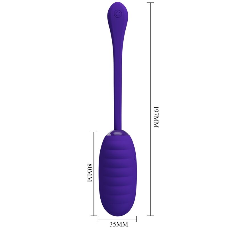 Pretty Love - Kirk Huevo Vibrador Recargable Lila 6 Pretty Love - Kirk Huevo Vibrador Recargable Lila - Imagen 6
