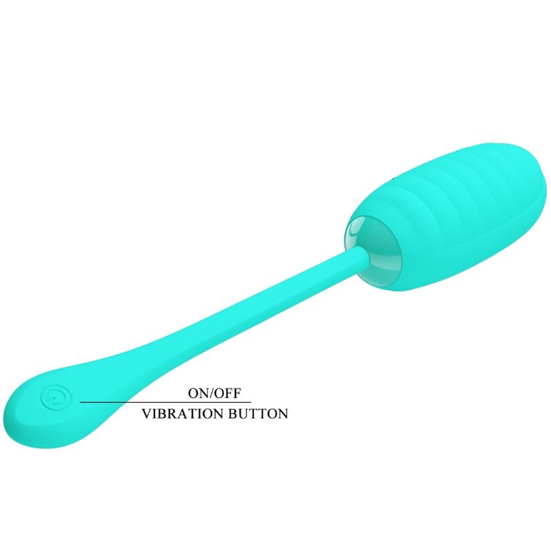 Pretty Love - Kirk Huevo Vibrador Recargable Verde Agua 7 Pretty Love - Kirk Huevo Vibrador Recargable Verde Agua - Imagen 7