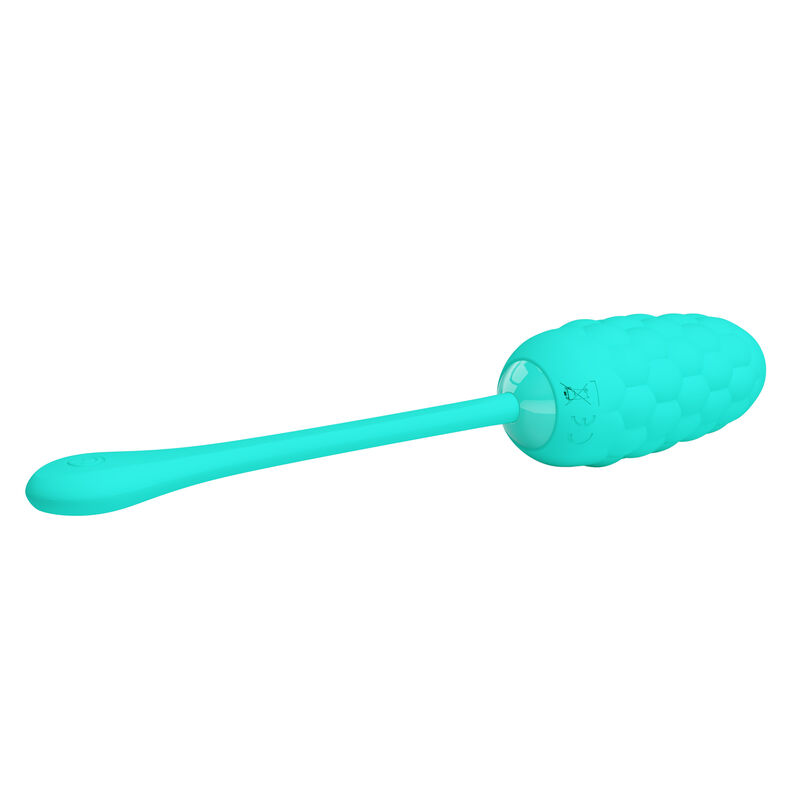 Pretty Love - Huevo Vibrador Con Textura Marina Recargable Verde Agua 4 Pretty Love - Huevo Vibrador Con Textura Marina Recargable Verde Agua - Imagen 4