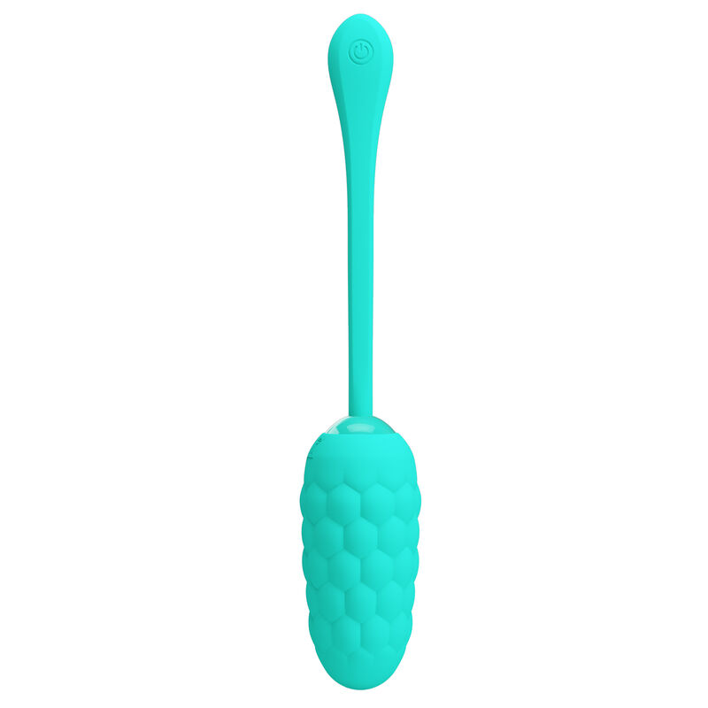 Pretty Love - Huevo Vibrador Con Textura Marina Recargable Verde Agua 6 Pretty Love - Huevo Vibrador Con Textura Marina Recargable Verde Agua - Imagen 6