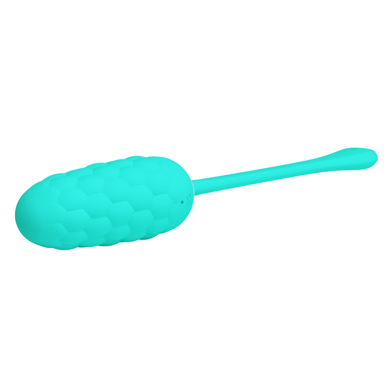 Pretty Love - Huevo Vibrador Con Textura Marina Recargable Verde Agua 5 Pretty Love - Huevo Vibrador Con Textura Marina Recargable Verde Agua - Imagen 5