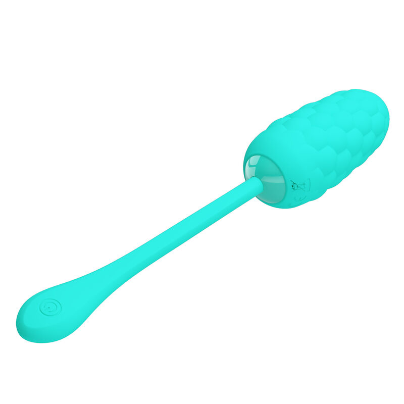 Pretty Love - Huevo Vibrador Con Textura Marina Recargable Verde Agua 3 Pretty Love - Huevo Vibrador Con Textura Marina Recargable Verde Agua - Imagen 3