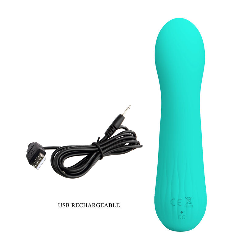 Pretty Love - Faun Vibrador Recargable Verde Agua 8 Pretty Love - Faun Vibrador Recargable Verde Agua - Imagen 8