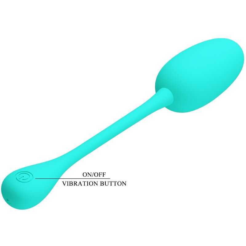 Pretty Love - Knucker Huevo Vibrador Recargable Verde Agua 7 Pretty Love - Knucker Huevo Vibrador Recargable Verde Agua - Imagen 7