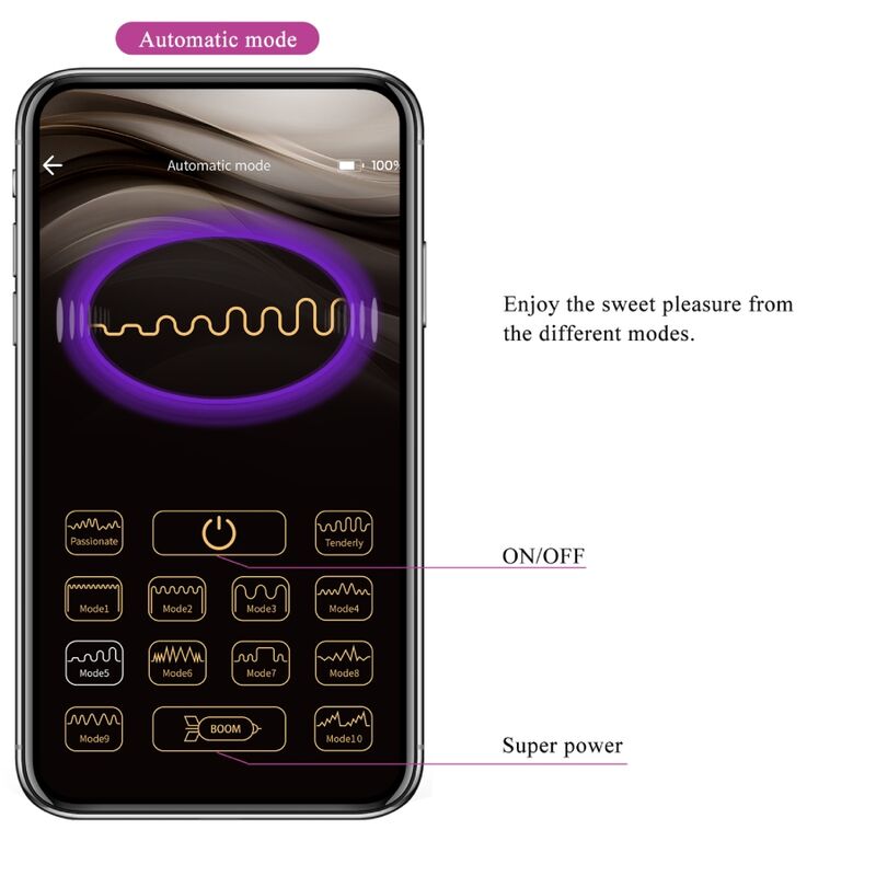 Pretty Love - Jayleen Vibrador App Control Remoto Lila 17 Pretty Love - Jayleen Vibrador App Control Remoto Lila - Imagen 17