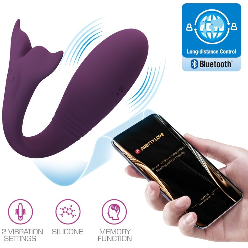 Pretty Love - Jayleen Vibrador App Control Remoto Lila 9 Pretty Love - Jayleen Vibrador App Control Remoto Lila - Imagen 9