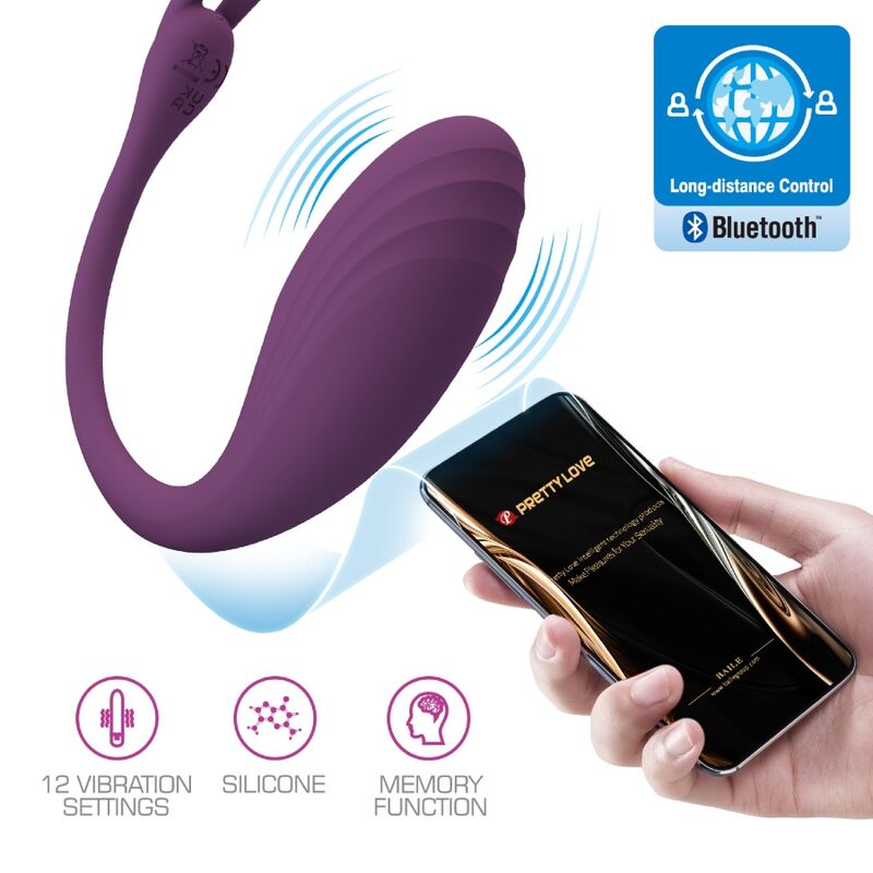 Pretty Love - Catalina Vibrador App Control Remoto Lila 9 Pretty Love - Catalina Vibrador App Control Remoto Lila - Imagen 9