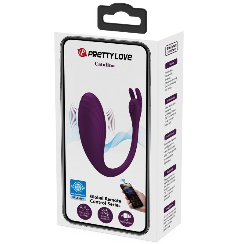 Pretty Love - Catalina Vibrador App Control Remoto Lila 20 Pretty Love - Catalina Vibrador App Control Remoto Lila - Imagen 20
