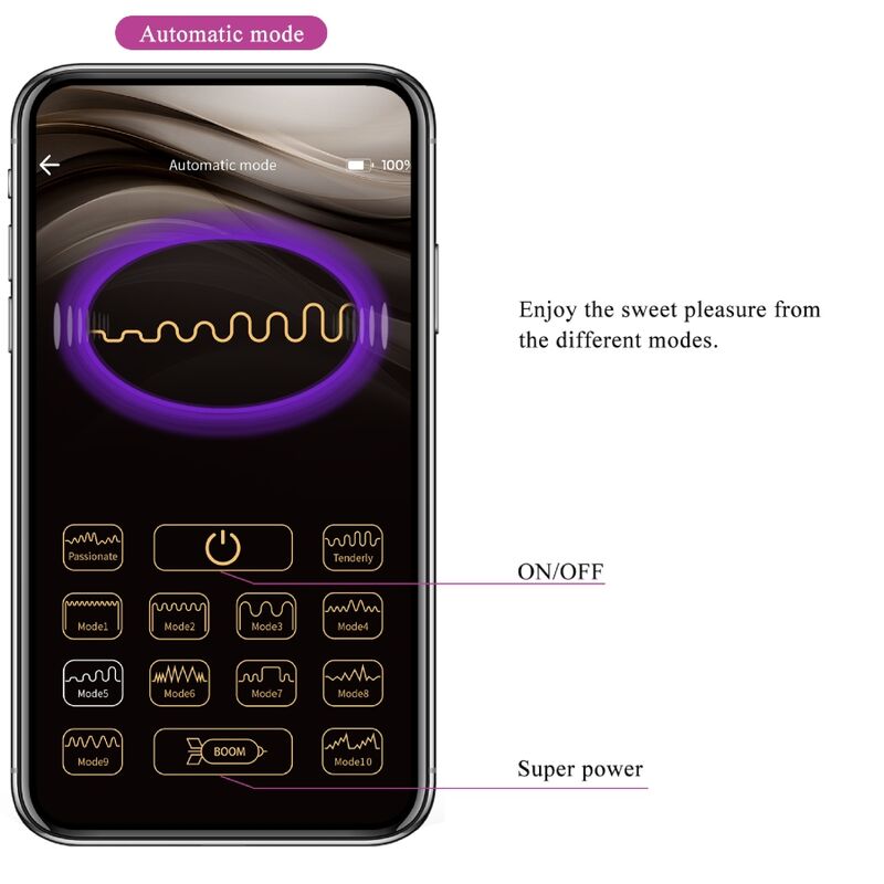 Pretty Love - Elvira Kegel Balls App Control Remoto Morado 13 Pretty Love - Elvira Kegel Balls App Control Remoto Morado - Imagen 13