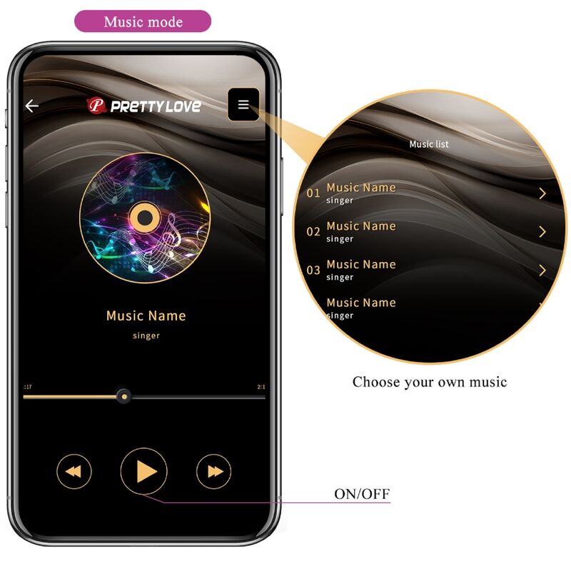 Pretty Love - Elvira Kegel Balls App Control Remoto Morado 16 Pretty Love - Elvira Kegel Balls App Control Remoto Morado - Imagen 16