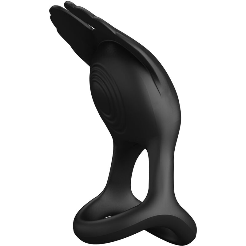 Pretty Love - Silas Anillo Vibrador 7 Vibraciones Silicona Negro 2 Pretty Love - Silas Anillo Vibrador 7 Vibraciones Silicona Negro - Imagen 2