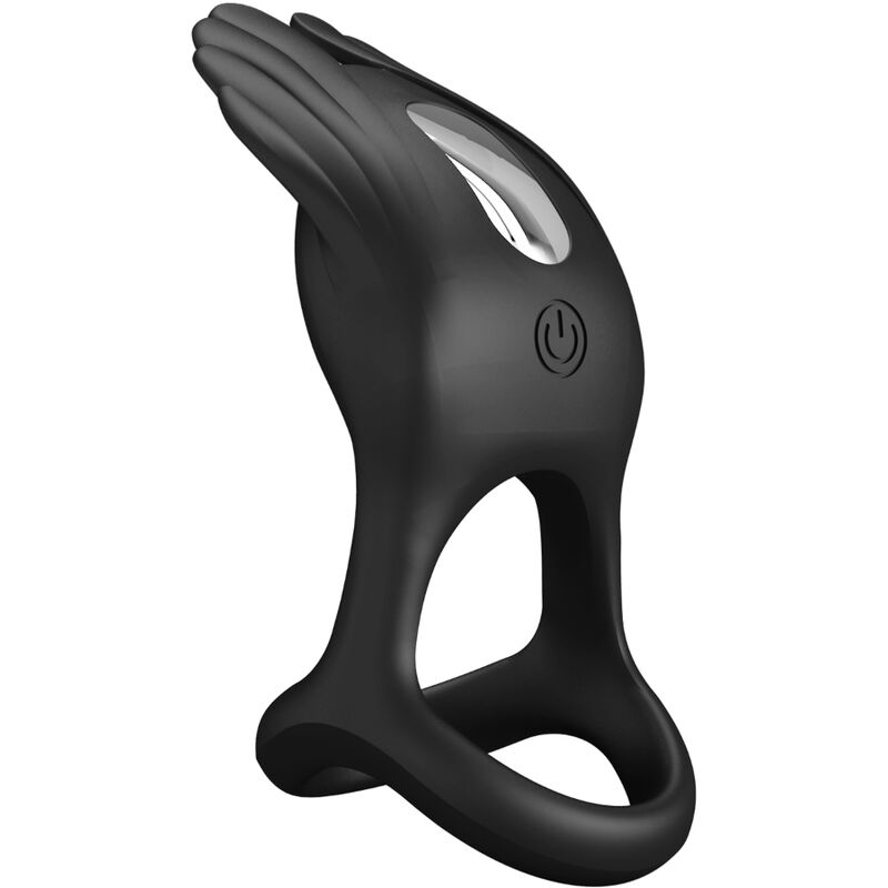 Pretty Love - Silas Anillo Vibrador 7 Vibraciones Silicona Negro 3 Pretty Love - Silas Anillo Vibrador 7 Vibraciones Silicona Negro - Imagen 3
