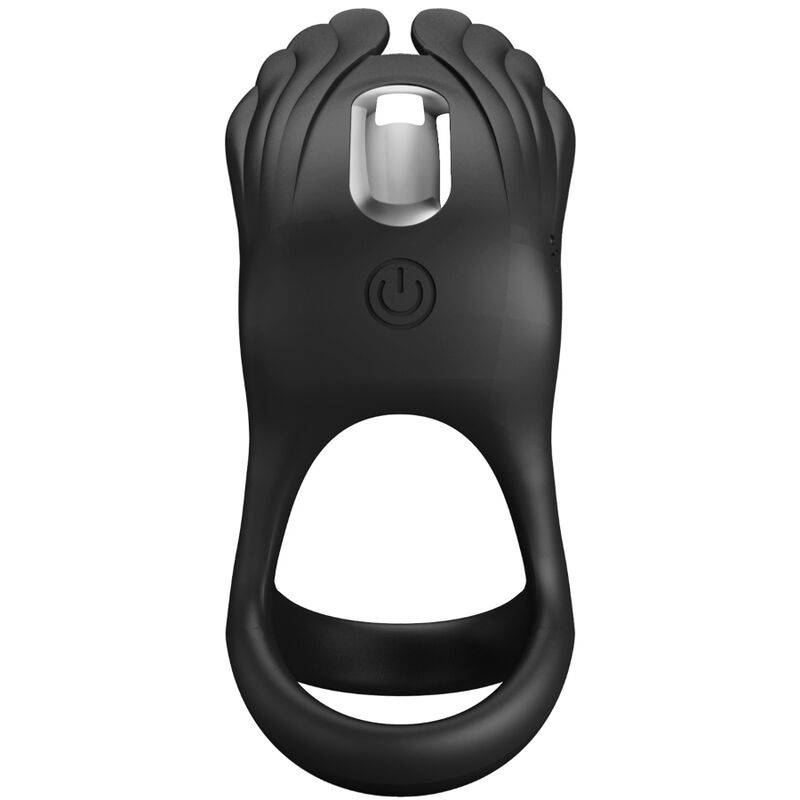 Pretty Love - Silas Anillo Vibrador 7 Vibraciones Silicona Negro 4 Pretty Love - Silas Anillo Vibrador 7 Vibraciones Silicona Negro - Imagen 4