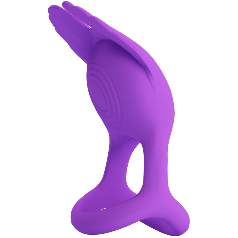 Pretty Love - Silas Anillo Vibrador 7 Vibraciones Silicona Lila 2 Pretty Love - Silas Anillo Vibrador 7 Vibraciones Silicona Lila - Imagen 2