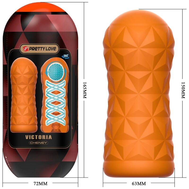 Pretty Love - Masturbador Victoria Cheney Naranja 5 Pretty Love - Masturbador Victoria Cheney Naranja - Imagen 5