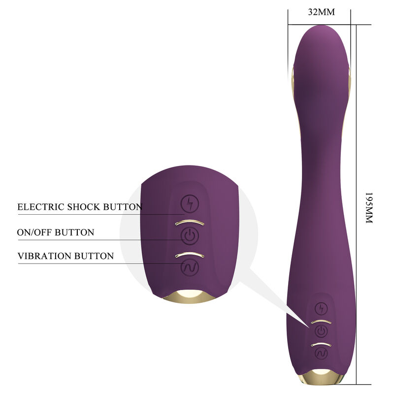 Pretty Love - Hector Vibrador Electroshock Por Control Por App Lila 4 Pretty Love - Hector Vibrador Electroshock Por Control Por App Lila - Imagen 4