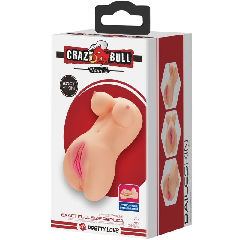 Crazy Bull - Vagina Y Ano Realísticos Vibrador Hannah 8 Crazy Bull - Vagina Y Ano Realísticos Vibrador Hannah - Imagen 8