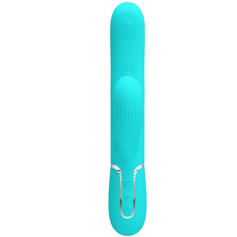 Pretty Love - Perlita Vibrador Punto G 3 En 1 Multifunción Verde Agua 2 Pretty Love - Perlita Vibrador Punto G 3 En 1 Multifunción Verde Agua - Imagen 2