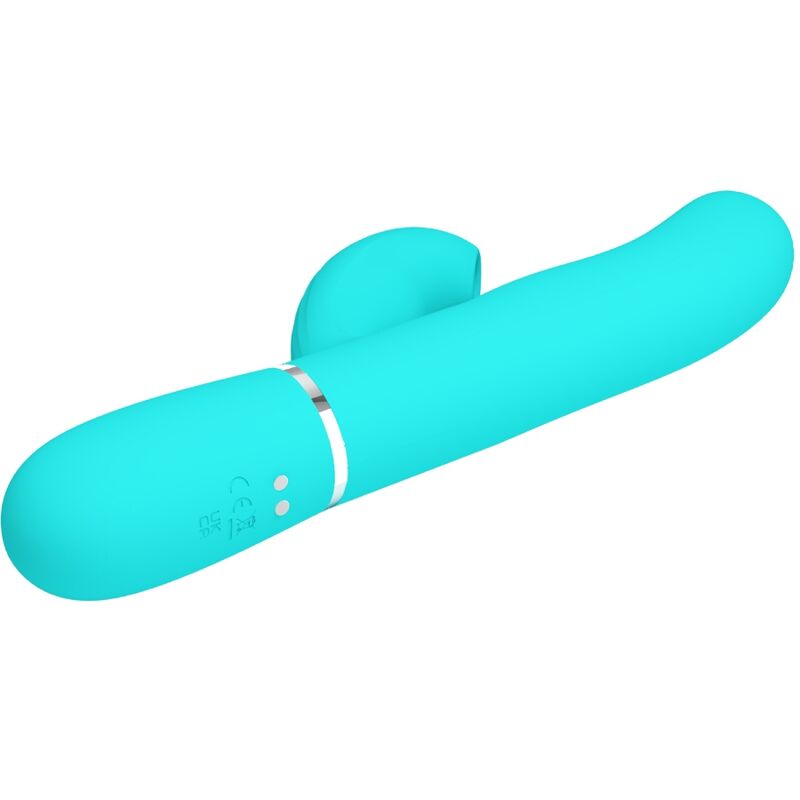 Pretty Love - Perlita Vibrador Punto G 3 En 1 Multifunción Verde Agua 4 Pretty Love - Perlita Vibrador Punto G 3 En 1 Multifunción Verde Agua - Imagen 4