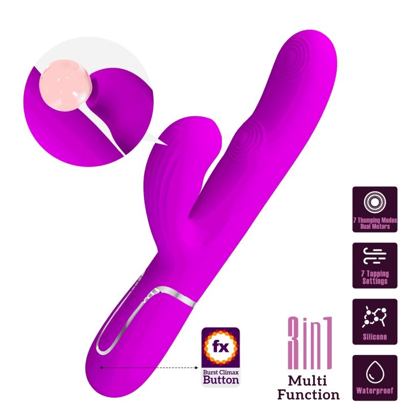 Pretty Love - Perlita Vibrador Punto G 3 En 1 Multifunción Vioeta 10 Pretty Love - Perlita Vibrador Punto G 3 En 1 Multifunción Vioeta - Imagen 10